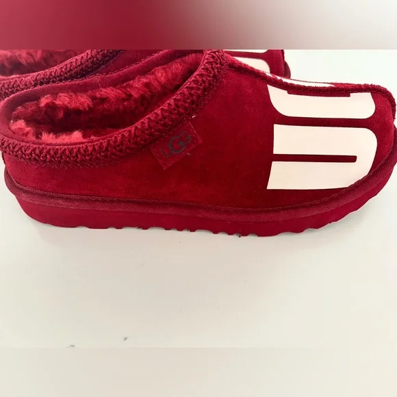 UGG Red Tasman Plush - Picture 2 of 6